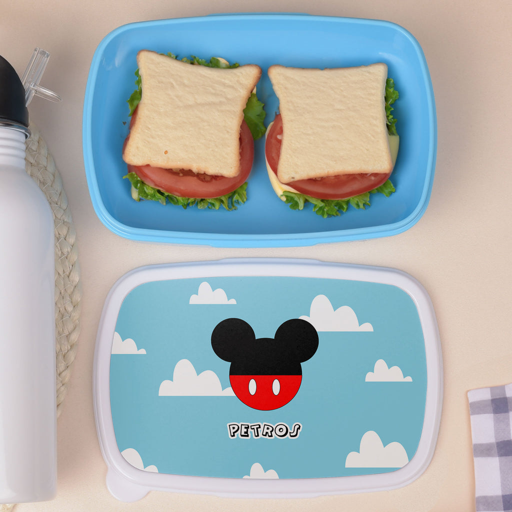 Cute Boy Mouse - Plastic Lunch Box