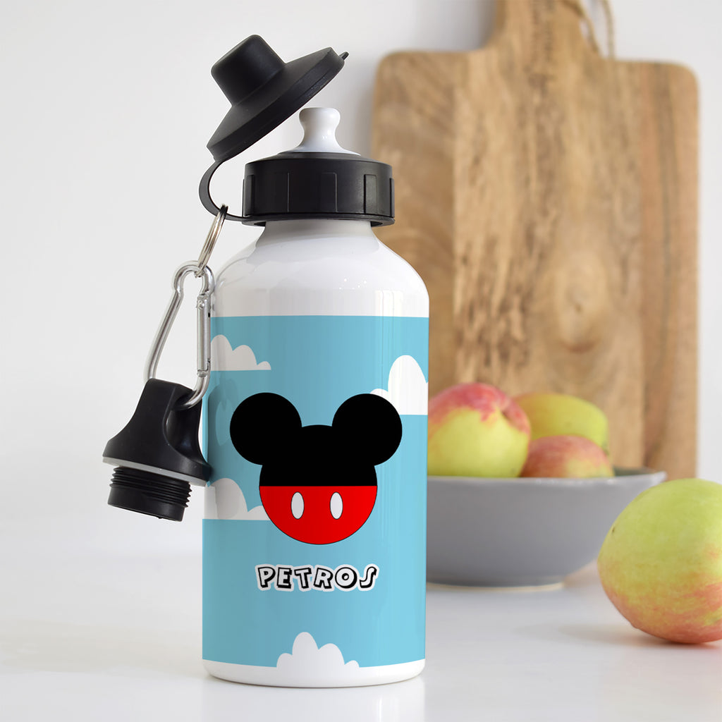 Cute Boy Mouse - Aluminum Water Bottle