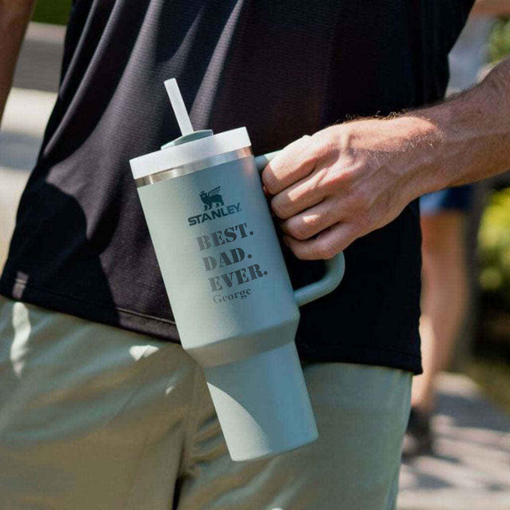 Stanley Quencher Engraved Tumbler - Shale