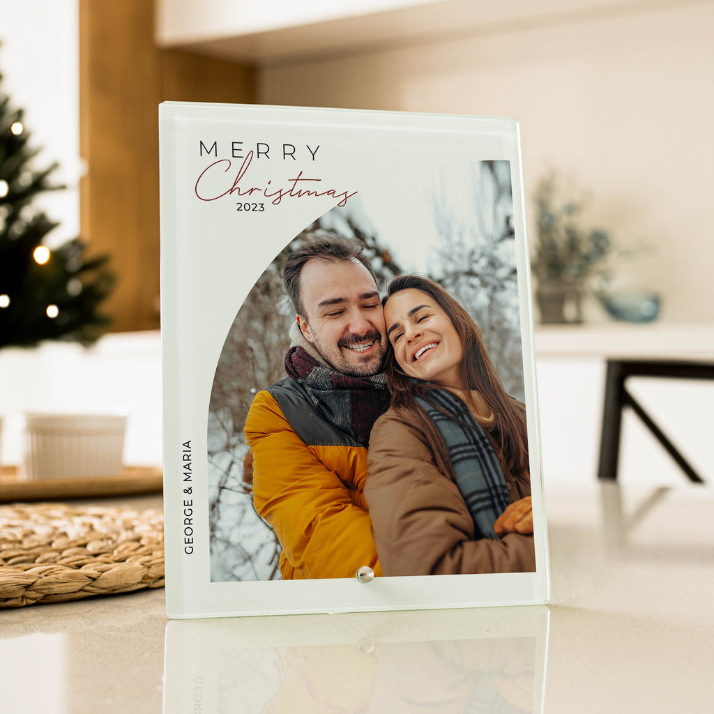 Christmas Couple - Glass Frame