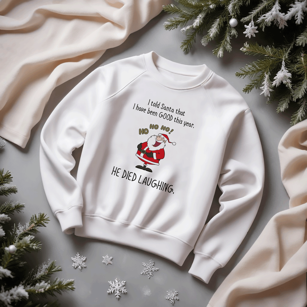 I Told Santa Sweatshirt