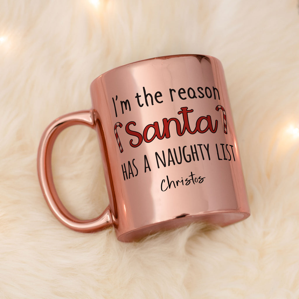 Naughty List - Mirror Mug