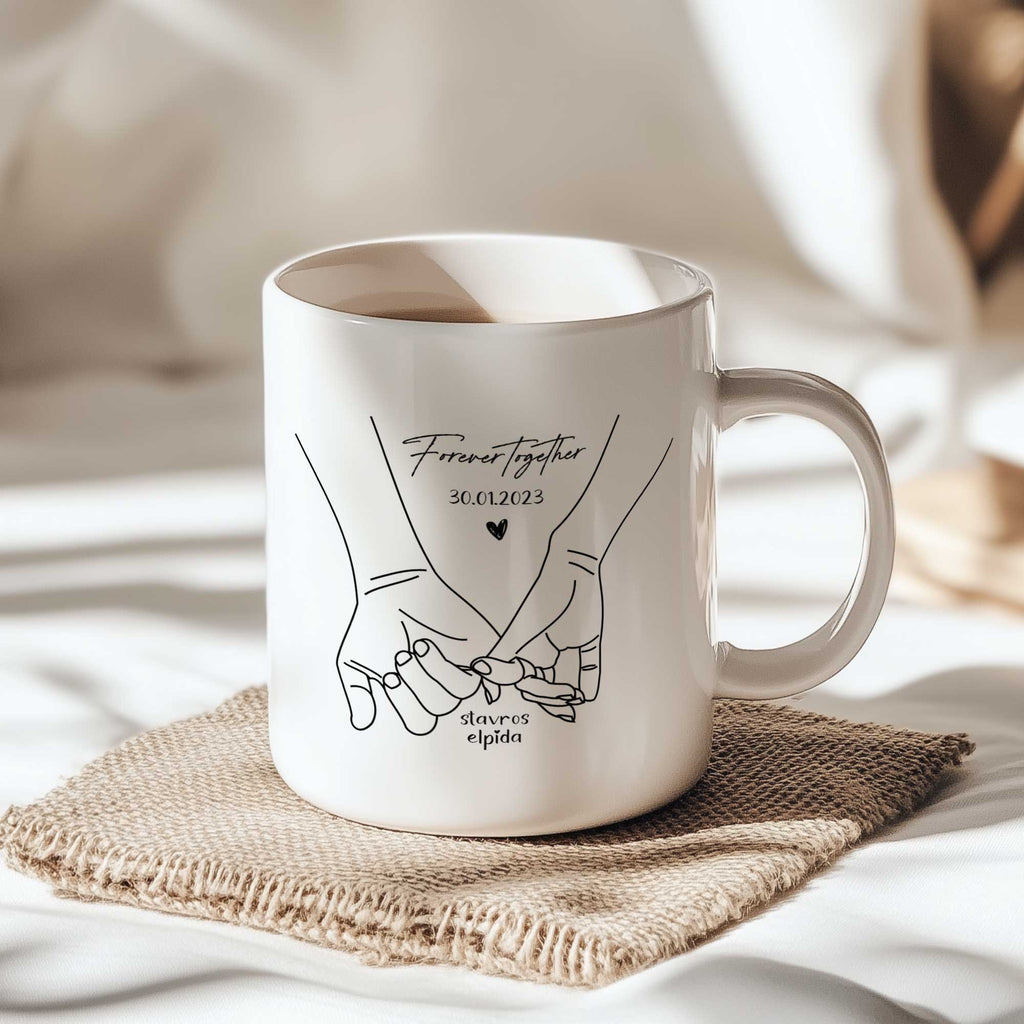 Holding Hands - Ceramic Mug 330ml