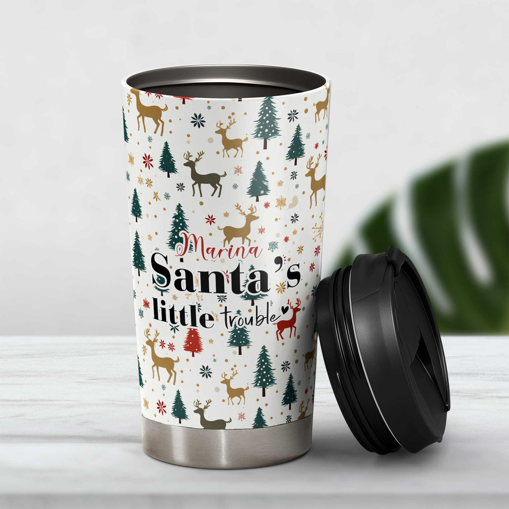 Christmas Pattern - Stainless Steel Travel Mug