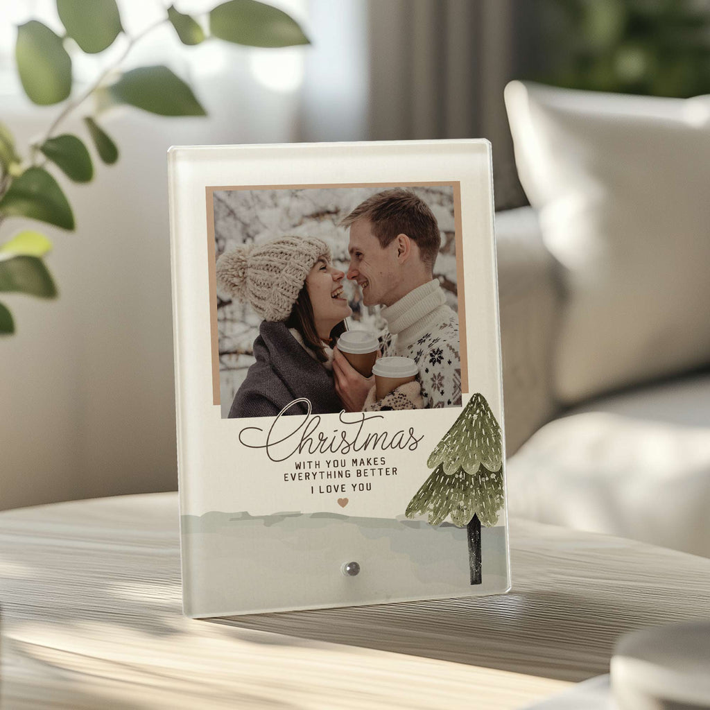 Christmas With You - Glass Frame