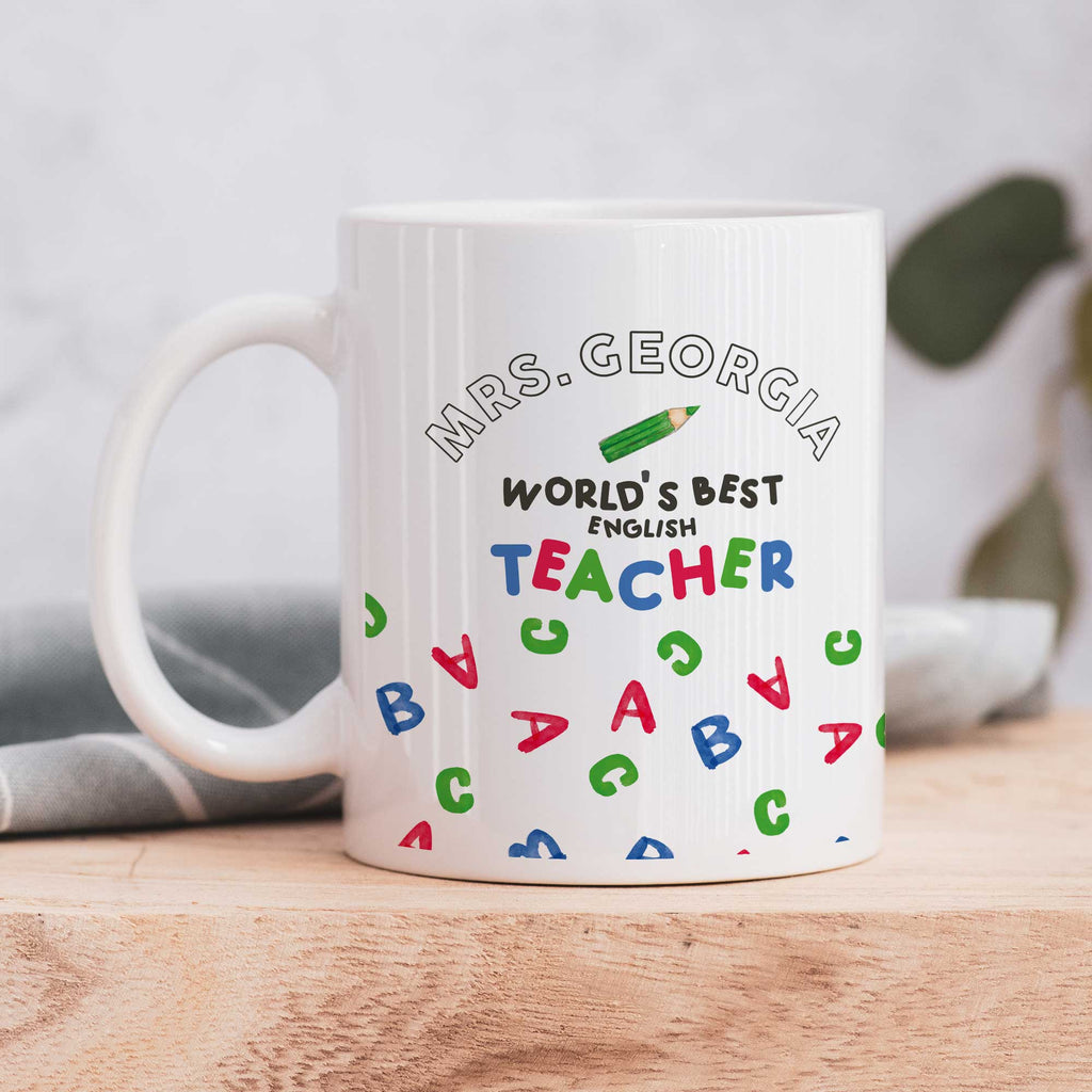 World's Best English Teacher - Ceramic Mug 330ml