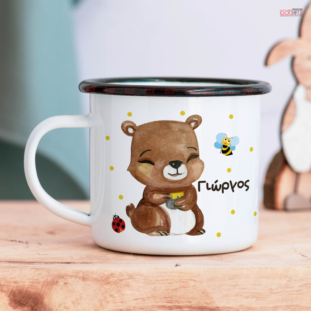 Spring Bear  - Stainless Steel Enamel Mug