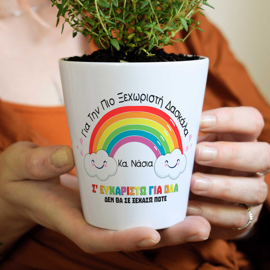 Teacher Rainbow - Flower Pot