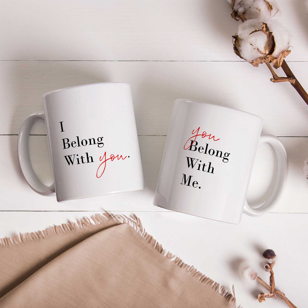 We Belong Together - Ceramic Mug 330ml Set Of 2