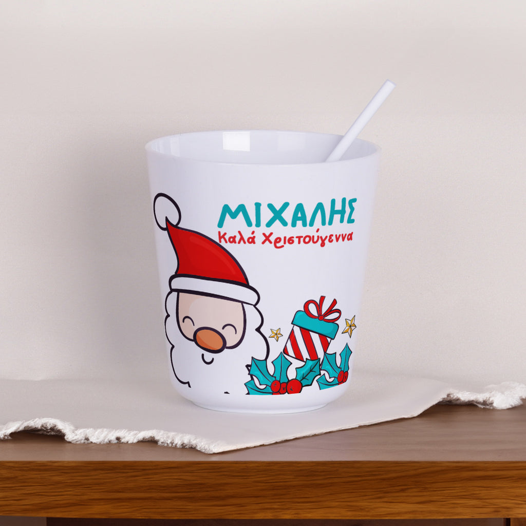 Plastic Kids Mug - Santa Claus