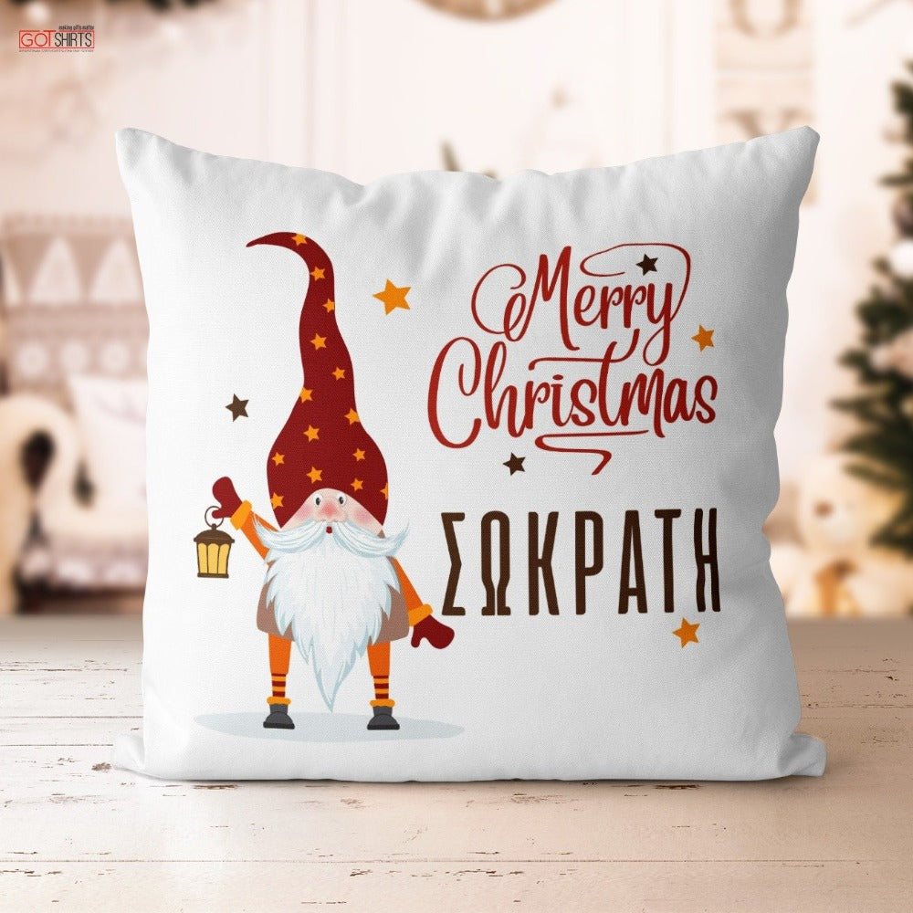 Red merry best sale christmas pillow