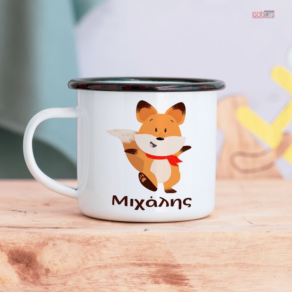 Fox - Stainless Steel Enamel Mug