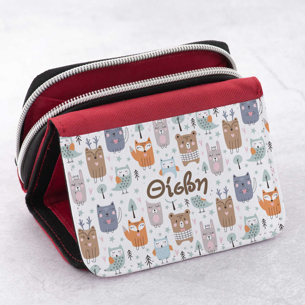 Cute Animals Pattern - Kid's Jean Wallet