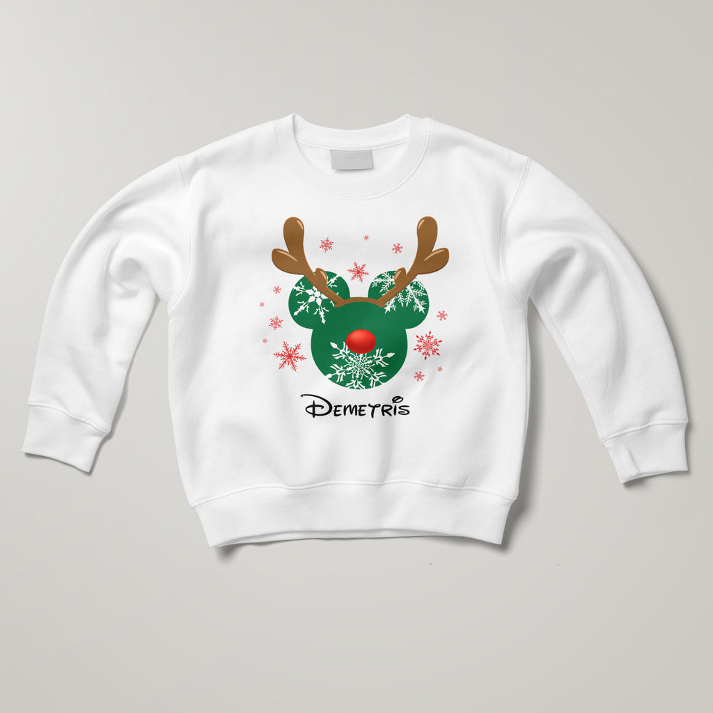 Christmas Mouse Boy - Kids Sweatshirts