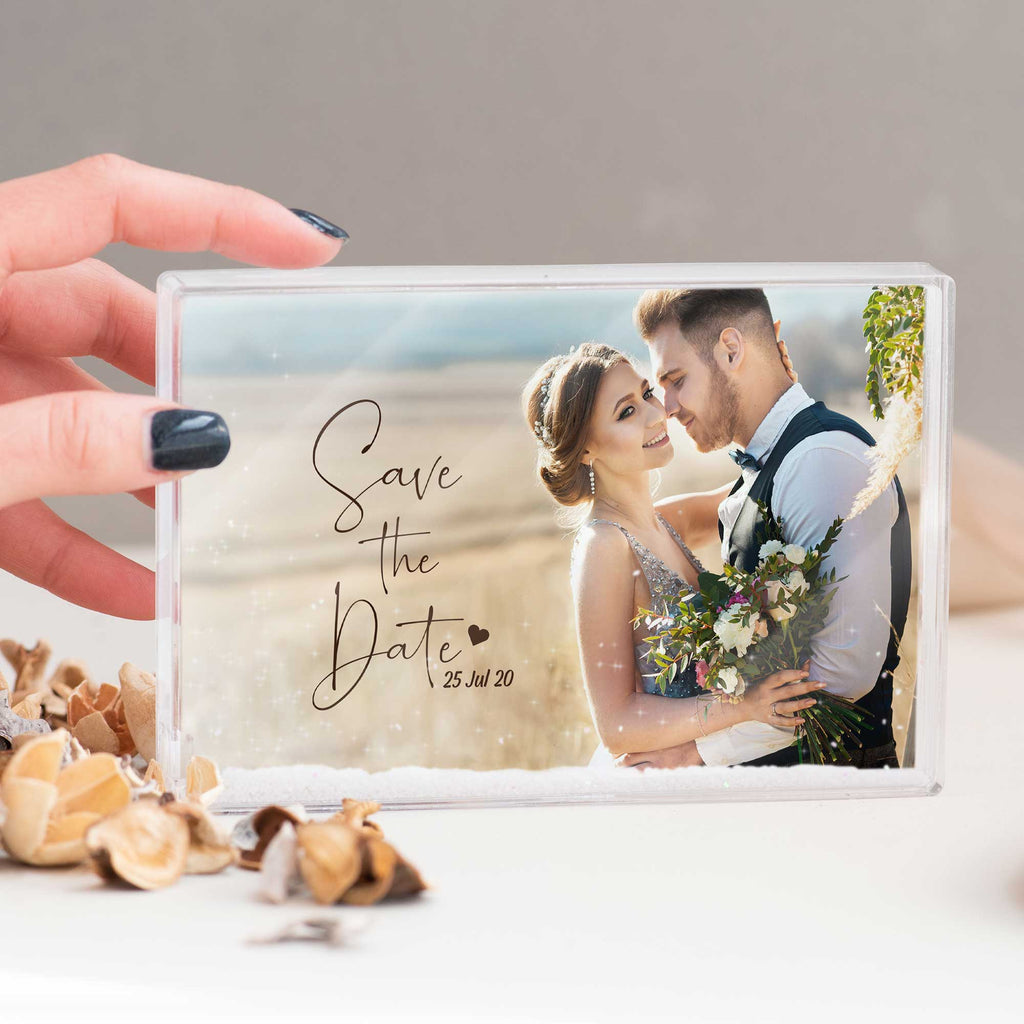 Save The Date - Acrylic Photo Block