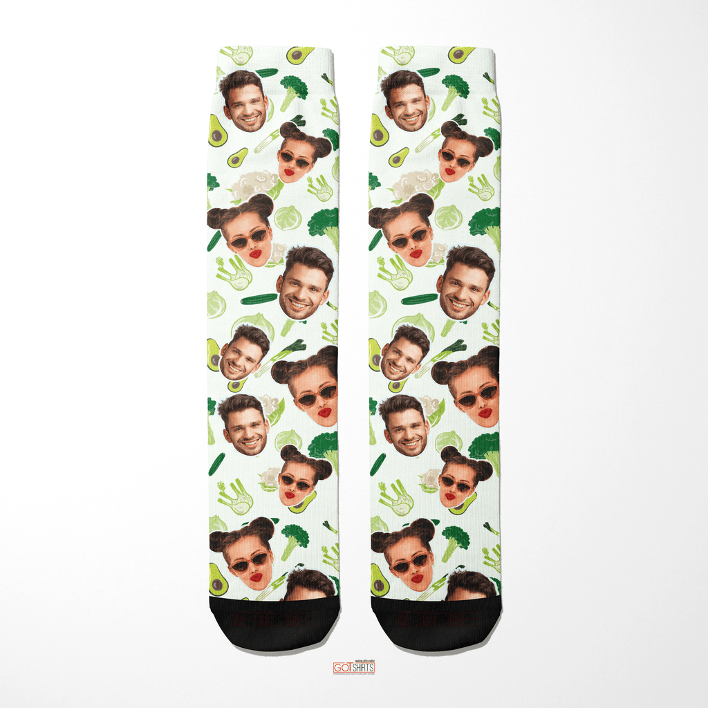 Vegetables Pattern - Socks