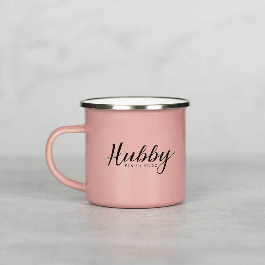 Hubby - Colored Enamel Stainless Steel Mug